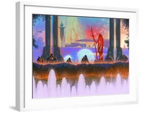 Megafuture World XXXI-Fernando Palma-Framed Giclee Print