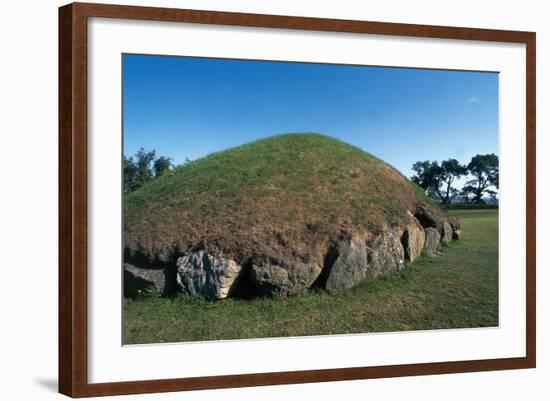 Megalithic Passage Tombs at Knowth-null-Framed Photographic Print