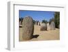 Megalithic stone-circles, 5000 to 4000 BC, Almendres Cromlech, near Evora, Portugal, Europe-Richard Maschmeyer-Framed Photographic Print