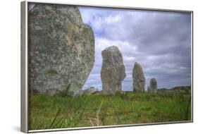 Megalithic Stones in the Menec Alignment at Carnac, Brittany, France, Europe-Rob Cousins-Framed Photographic Print