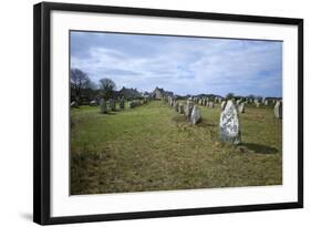 Megalithic Stones in the Menec Alignment at Carnac, Brittany, France, Europe-Rob Cousins-Framed Photographic Print