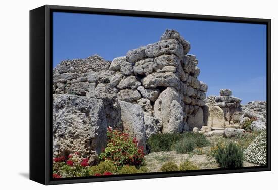 Megalithic Temple of Ggantija-null-Framed Stretched Canvas