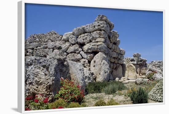 Megalithic Temple of Ggantija-null-Framed Photographic Print