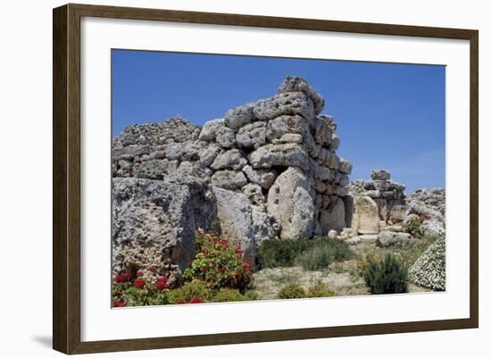 Megalithic Temple of Ggantija-null-Framed Photographic Print