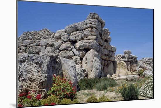 Megalithic Temple of Ggantija-null-Mounted Photographic Print