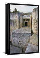 Megalithic Temple of Tarxien-null-Framed Stretched Canvas