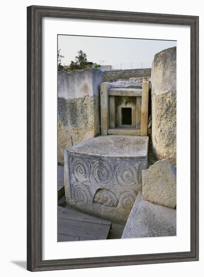 Megalithic Temple of Tarxien-null-Framed Photographic Print