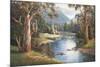 Megalong Valley Campers-John Bradley-Mounted Giclee Print