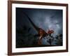 Megalosaurus Was a Large Theropod Dinosaur of the Middle Jurassic Period-null-Framed Art Print