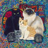 Carpet Cats 1-Megan Dickinson-Mounted Giclee Print