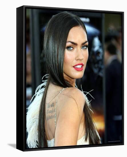 Megan Fox-null-Framed Stretched Canvas