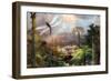 Meganeura in Upper Carboniferous Landscape-Science Source-Framed Giclee Print