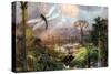 Meganeura in Upper Carboniferous Landscape-Science Source-Stretched Canvas