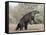 Megatherium Animal from the Pleistocene Epoch of South America-Stocktrek Images-Framed Stretched Canvas