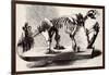 Megatherium Skeleton at the British Museum-null-Framed Giclee Print