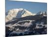 Megeve Ski Slopes, Mont-Blanc Mountain Range, Megeve, Haute-Savoie, French Alps, France, Europe-Godong-Mounted Photographic Print