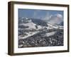 Megeve Village in Winter, Megeve, Haute Savoie, French Alps, France, Europe-null-Framed Photographic Print