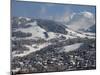 Megeve Village in Winter, Megeve, Haute Savoie, French Alps, France, Europe-null-Mounted Photographic Print