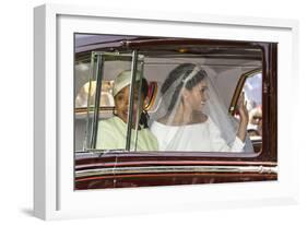 Meghan Markle and her mother Doria Ragland-Associated Newspapers-Framed Photo