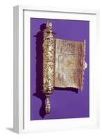 Megillah (Scroll of Esther) in a Silver Case, Vienna, circa 1715-null-Framed Giclee Print