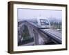 Meglev Train Prepares to Depart Airport Train Station, Shanghai, China-Paul Souders-Framed Premium Photographic Print