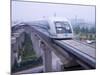 Meglev Train Prepares to Depart Airport Train Station, Shanghai, China-Paul Souders-Mounted Photographic Print