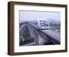 Meglev Train Prepares to Depart Airport Train Station, Shanghai, China-Paul Souders-Framed Photographic Print