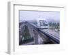 Meglev Train Prepares to Depart Airport Train Station, Shanghai, China-Paul Souders-Framed Photographic Print