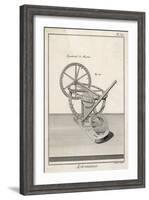 Megnie's Equatorial Telescope-Benard-Framed Art Print