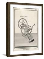 Megnie's Equatorial Telescope-Benard-Framed Art Print
