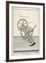 Megnie's Equatorial Telescope-Benard-Framed Art Print