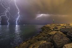 When Lightning Strikes-Mehdi Momenzadeh-Stretched Canvas