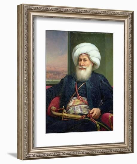 Mehemet Ali Viceroy of Egypt-Louis Charles Auguste Couder-Framed Giclee Print