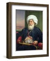 Mehemet Ali Viceroy of Egypt-Louis Charles Auguste Couder-Framed Giclee Print