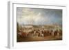 Mehemet Effendi, Turkish Ambassador, Arrives at the Tuileries on 21St March, 1721, after 1721 (Oil-Charles Parrocel-Framed Giclee Print