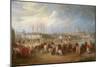 Mehemet Effendi, Turkish Ambassador, Arrives at the Tuileries on 21St March, 1721, after 1721 (Oil-Charles Parrocel-Mounted Giclee Print