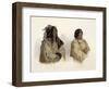 Mehkskeme-Sukahs, Plate 45, Travels in the Interior of North America, Engraved: Allais, 1844-Karl Bodmer-Framed Giclee Print