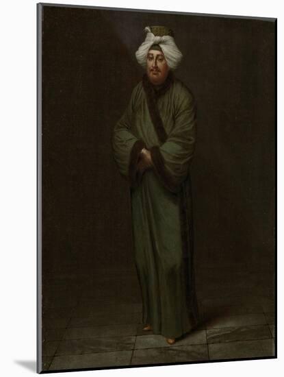 Mehmet, the Vizir Kachyasi-Jean Baptiste Vanmour-Mounted Art Print