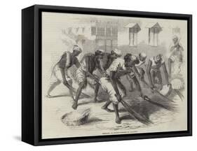 Mehtahs, or Street-Sweepers in Calcutta-Joseph-Austin Benwell-Framed Stretched Canvas