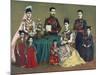 Meiji Emperor of Japan and Imperial Family-null-Mounted Art Print