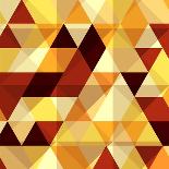 Abstract Colorful Polygon Background-meikis-Stretched Canvas