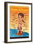 Mein Körper - My Body (Surfer Girl) in German-Gerard Aflague Collection-Framed Art Print