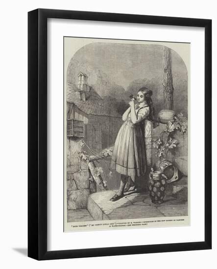 Mein Voglein, My Pretty Little Bird-Henry Warren-Framed Giclee Print