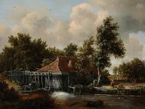 Le Moulin à eau-Meindert Hobbema-Mounted Giclee Print