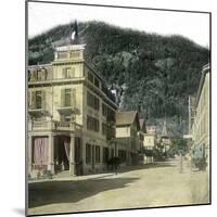 Meiringen (Switzerland), the Kirchgasse, Circa 1865-Leon, Levy et Fils-Mounted Photographic Print