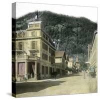 Meiringen (Switzerland), the Kirchgasse, Circa 1865-Leon, Levy et Fils-Stretched Canvas