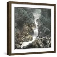 Meiringen (Switzerland), the Reichenbach Falls, Circa 1865-Leon, Levy et Fils-Framed Photographic Print