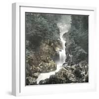 Meiringen (Switzerland), the Reichenbach Falls, Circa 1865-Leon, Levy et Fils-Framed Photographic Print