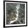 Meiringen (Switzerland), the Reichenbach Falls, Circa 1865-Leon, Levy et Fils-Framed Photographic Print