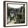 Meiringen (Switzerland), the Waterfalls of Muhlibach and Alpbach Seen from the Village, Circa 1865-Leon, Levy et Fils-Framed Photographic Print